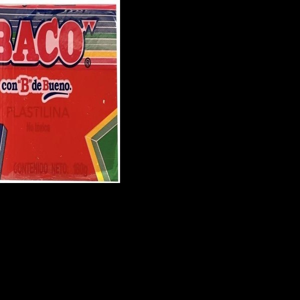 PLASTILINA BACO 180G. ROJO C.100